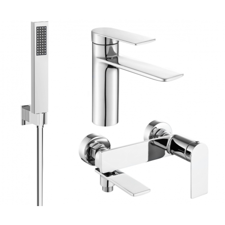Mexen Zero R02 Bathtub Set, Chrome - 71103R02-00