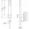 Mexen Zero R02 ensemble de baignoire, chrome - 71103R02-00