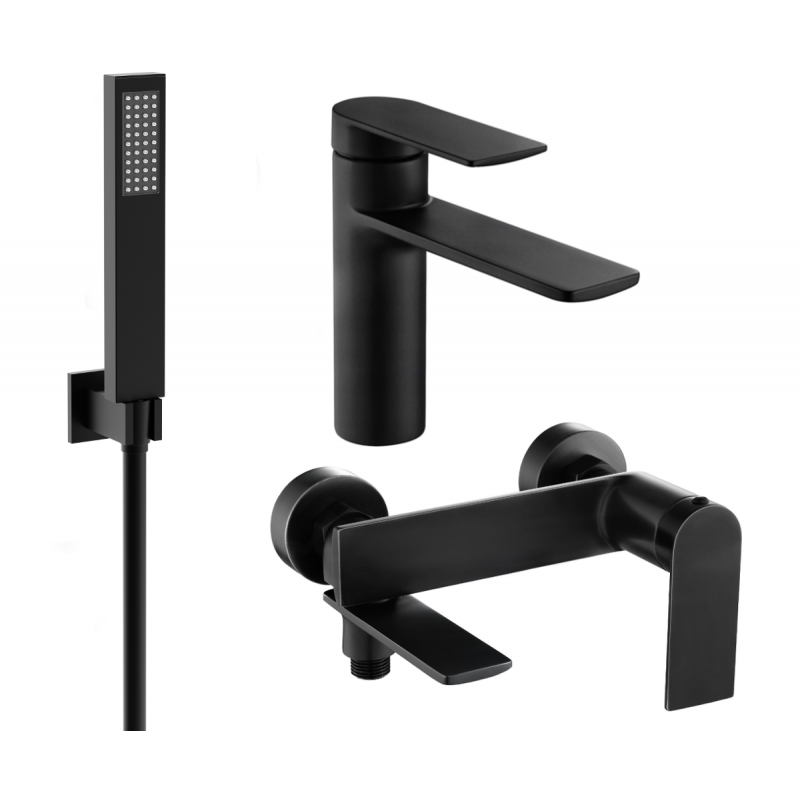 Mexen Zero R02 conjunto de banho, preto - 71103R02-70