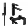 Mexen Zero R02 ensemble de baignoire, noir - 71103R02-70
