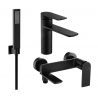 Mexen Zero R02 kupaonski set, crni - 71103R02-70