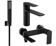 Mexen Zero R02 vannakomplekt, must - 71103R02-70