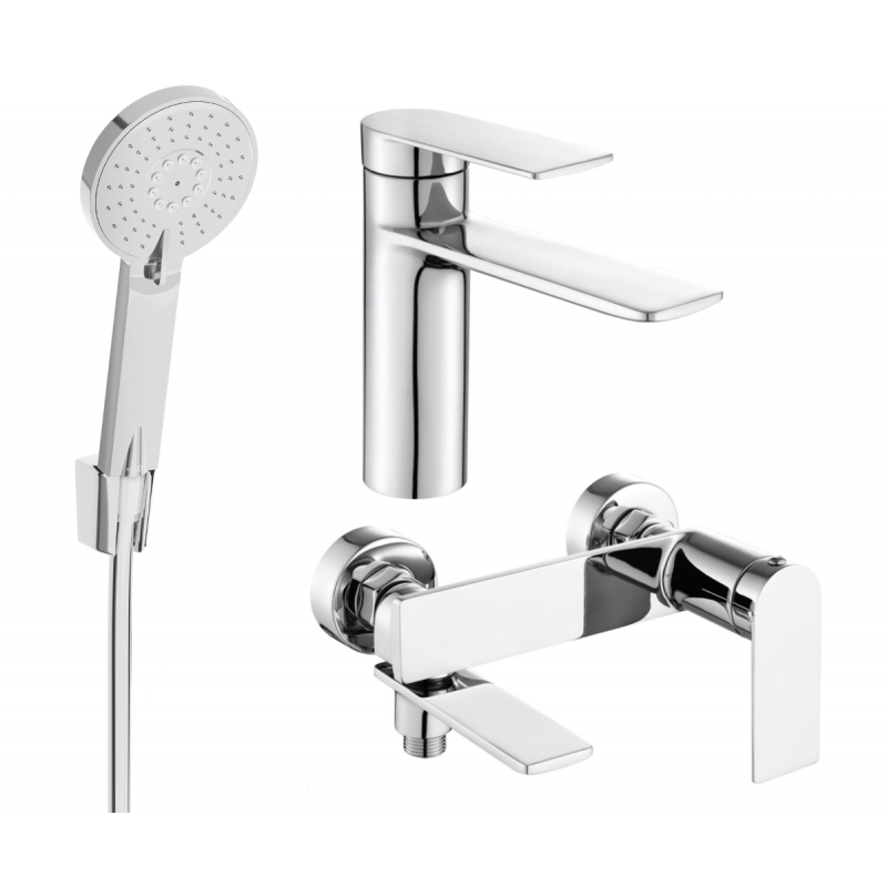 Mexen Zero R40 conjunto de baño, cromo - 71103R40-00