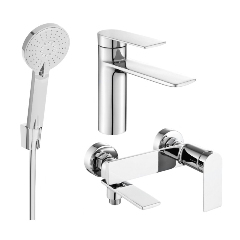 Mexen Zero R40 set za kadu, krom - 71103R40-00