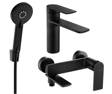 Mexen Zero R40 vannikomplekt, must - 71103R40-70