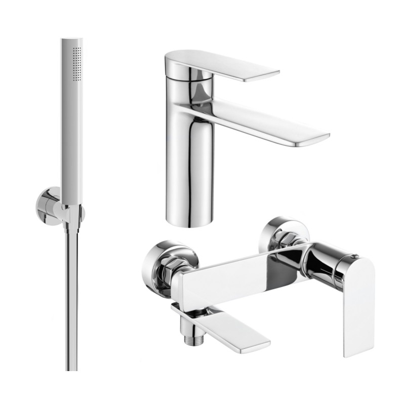 Mexen Zero R70 bathtub set, chrome - 71103R70-00