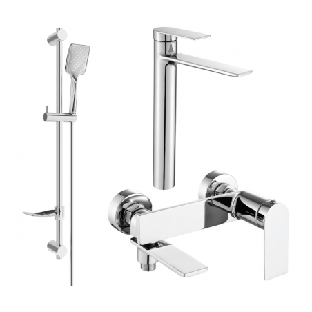 Mexen Zero DF62 vannikomplekt, kroom - 7113DF62-00