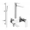 Mexen Zero DF70 Bathtub Set, Chrome - 7113DF70-00