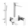 Mexen Zero DF70 zestaw wannowy, chrom - 7113DF70-00