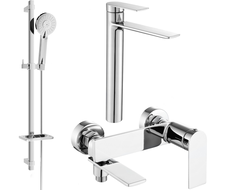 Mexen Zero DQ40 ensemble de bain, chrome - 7113DQ40-00
