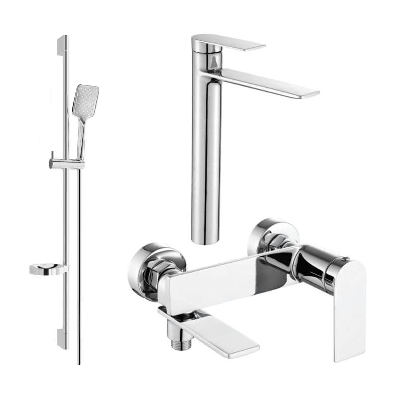Mexen Zero DS62 vannikomplekt, kroom - 7113DS62-00