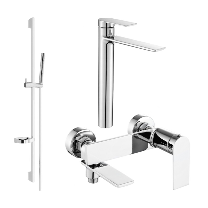 Mexen Zero DS70 set za kadu, krom - 7113DS70-00