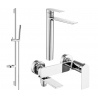 Mexen Zero DS70 ensemble de bain, chrome - 7113DS70-00