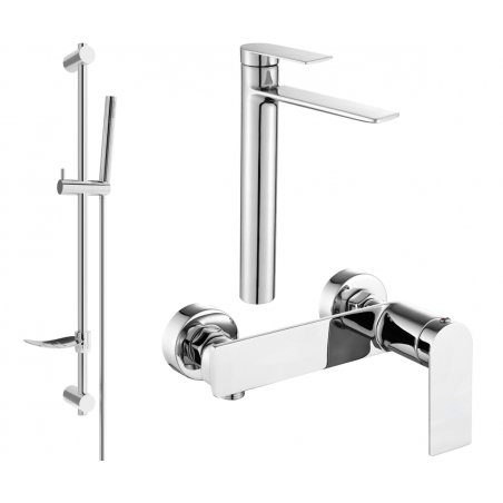 Mexen Zero DF70 doucheset, chroom - 71114DF70-00