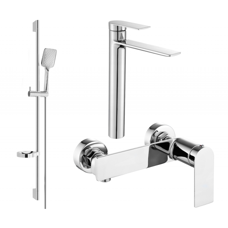 Mexen Zero DS62 conjunto de duche, cromado - 71114DS62-00