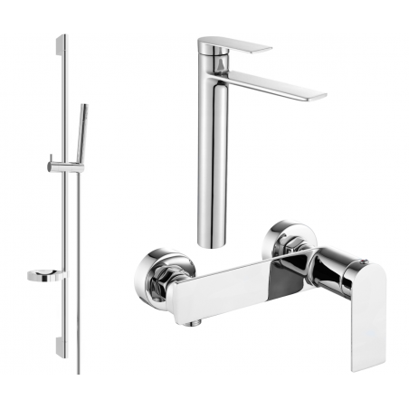 Mexen Zero DS70 doucheset, chroom - 71114DS70-00