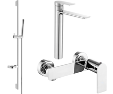 Mexen Zero DS70 doucheset, chroom - 71114DS70-00