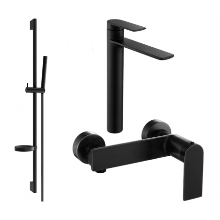 Mexen Zero DS70 set doccia, nero - 71114DS70-70