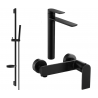 Mexen Zero DS70 ensemble de douche, noir - 71114DS70-70