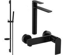 Mexen Zero DS70 ensemble de douche, noir - 71114DS70-70