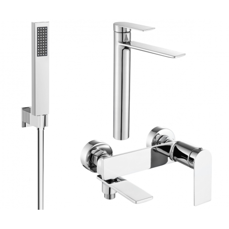 Mexen Zero R02 Bath Set, Chrome - 71113R02-00