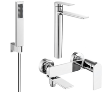 Mexen Zero R02 zestaw wannowy, chrom - 71113R02-00