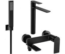 Mexen Zero R02 set da bagno, nero - 71113R02-70