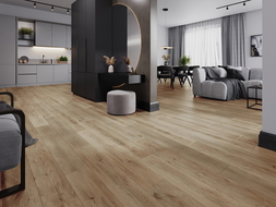 Mexen Spirit Lake vinyltegels 1240 x 182 mm SPC 6,5 mm, IXPE onderlaag 1,5 mm, 4 V-groef, Eik - F1001-1240-182-505-4V1-01
