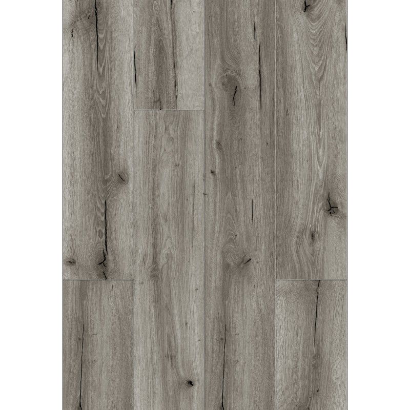 Mexen Ontario vinylpanelen 1240 x 182 mm SPC 6,5 mm, IXPE onderlaag 1,5 mm, 4 V-voeg, Eik - F1003-1240-182-505-4V1-01