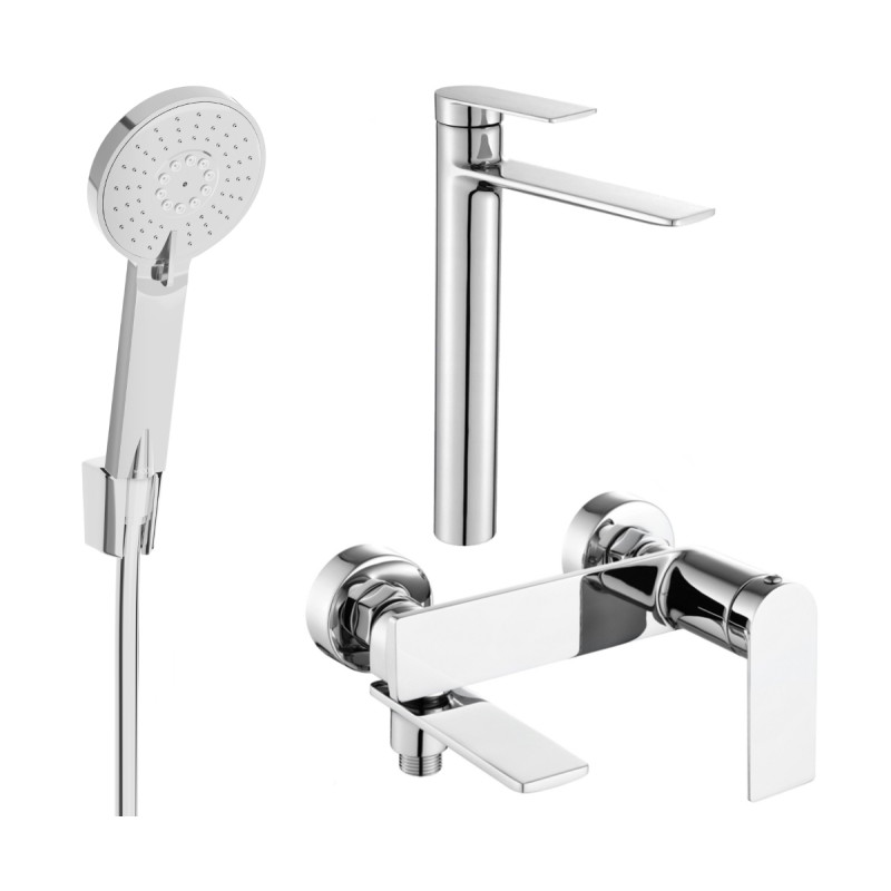 Mexen Zero R40 vannikomplekt, kroom - 71113R40-00