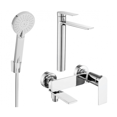 Mexen Zero R40 conjunto de bañera, cromo - 71113R40-00