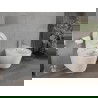 Mexen Rico wc kom met slanke, zacht sluitende duroplast toiletbril, wit glans - 30720400