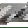 Mexen Rico wc kom met slanke, zacht sluitende duroplast toiletbril, wit glans - 30720400