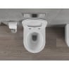 Mexen Rico Rimless WC-skål med mjukstängande slim-sits, duroplast, vit glans - 30720400
