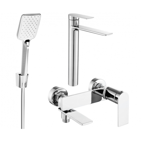 Mexen Zero R62 Badezimmerset, Chrom - 71113R62-00