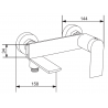 Mexen Zero R62 vannisegisti komplekt, must - 71113R62-70