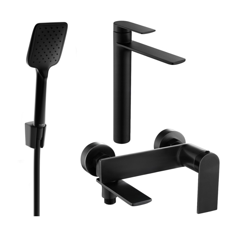 Mexen Zero R62 vannisegisti komplekt, must - 71113R62-70