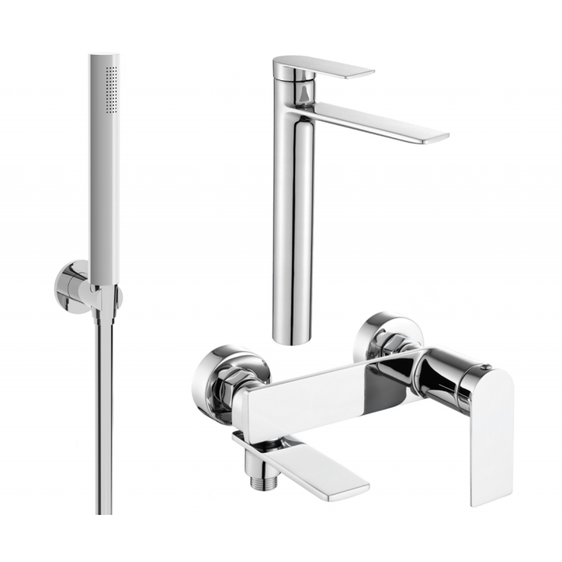 Mexen Zero R70 badkarset, krom - 71113R70-00