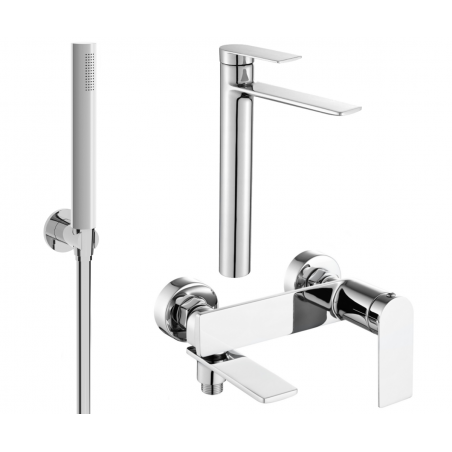 Mexen Zero R70 bathtub set, chrome - 71113R70-00