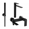 Mexen Zero R70 bath set, black - 71113R70-70