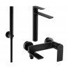 Mexen Zero R70 vannikomplekt, must - 71113R70-70