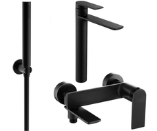 Mexen Zero R70 vannikomplekt, must - 71113R70-70