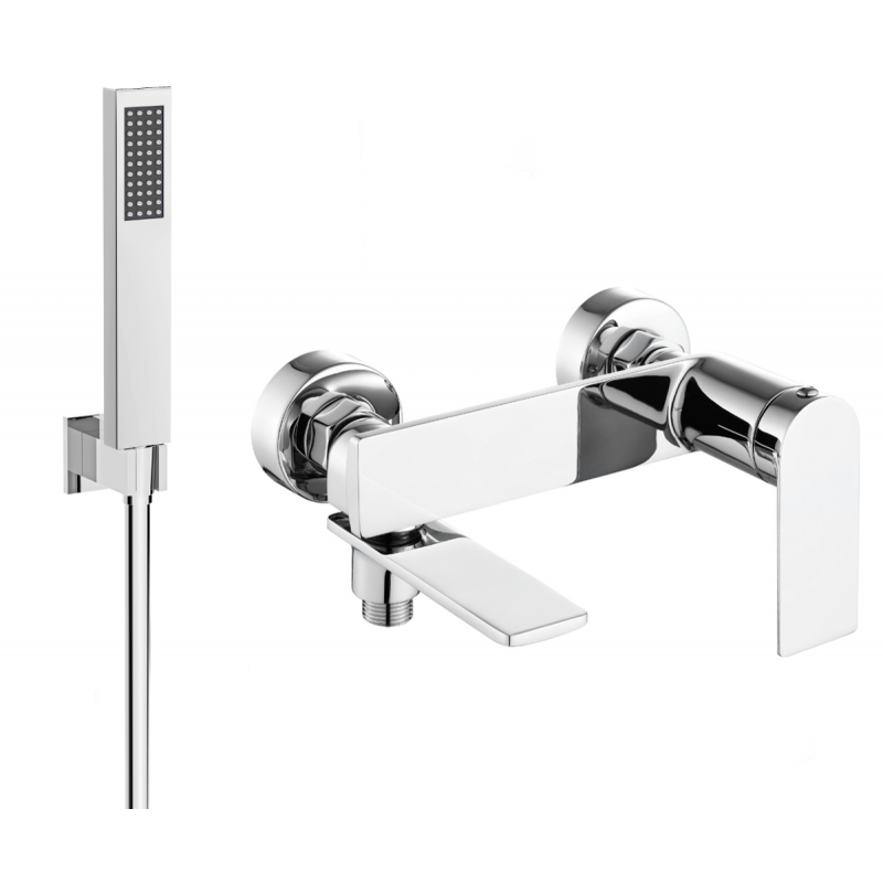 Mexen Zero R02 kadna baterija s prho kompletom, krom - 7113R02-00