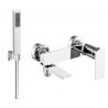 Mexen Zero R02 Badewannenarmatur mit Duschset, Chrom - 7113R02-00