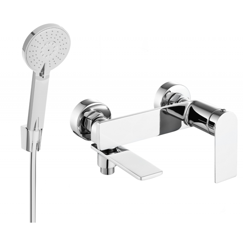 Mexen Zero R40 batterie de baignoire avec ensemble de douche, chrome - 7113R40-00