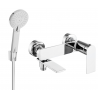 Mexen Zero R40 bath tap with shower set, chrome - 7113R40-00