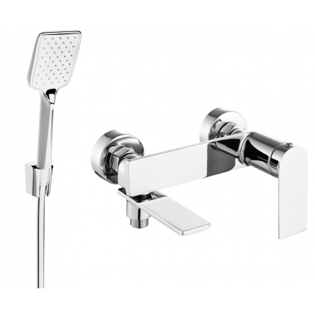 Mexen Zero R62 Badewannenarmatur mit Duschset, Chrom - 7113R62-00