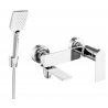 Mexen Zero R62 bath mixer with shower set, chrome - 7113R62-00