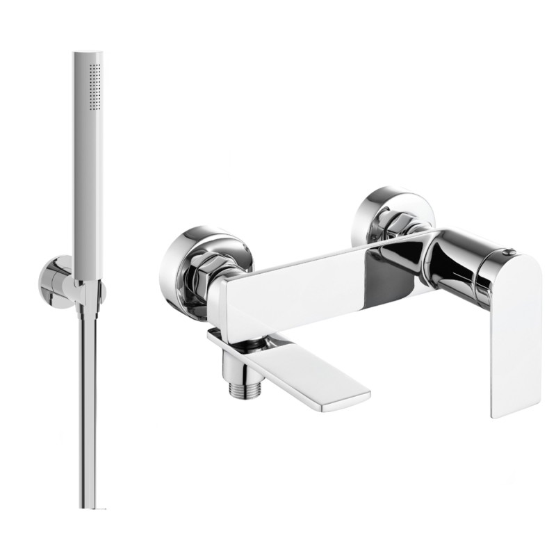 Mexen Zero R70 Bathtub Faucet with Shower Set, Chrome - 7113R70-00