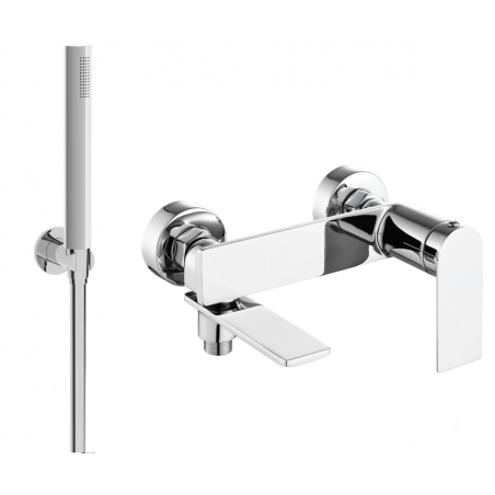 Mexen Zero R70 badkraan met doucheset, chroom - 7113R70-00